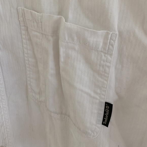 White Timberland Weatherland Button Down Shirt - Picture 3 of 7